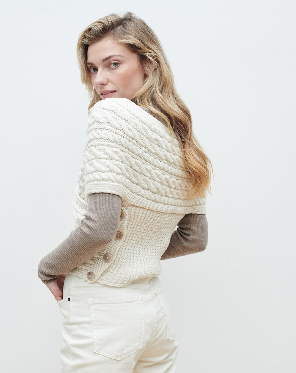 Omslagdoek | Crossover Aran Wrap