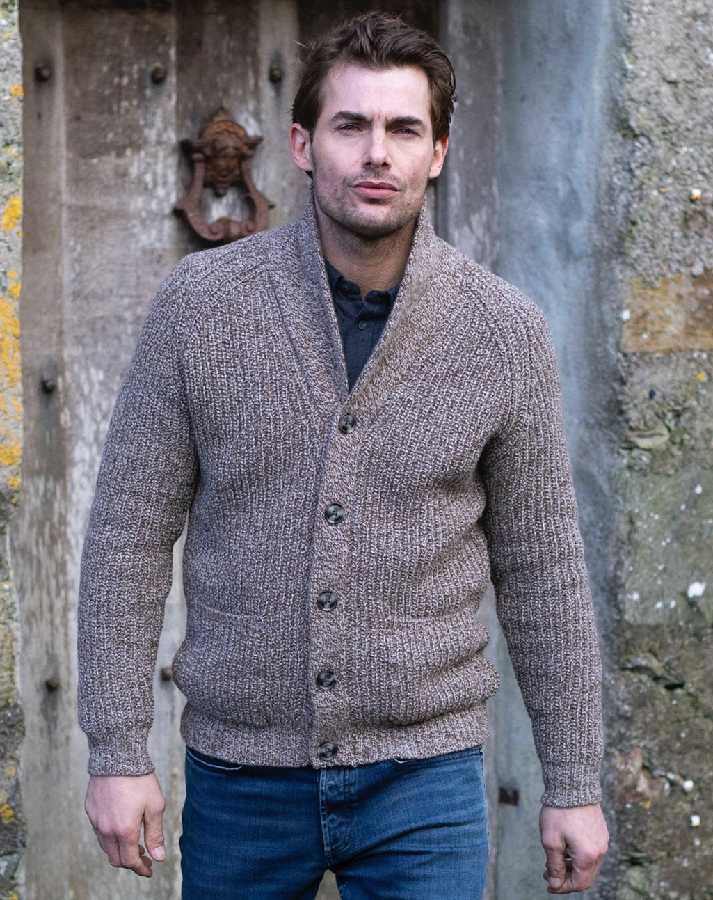 Vest met sjaalkraag | Shawl Collar Cardigan