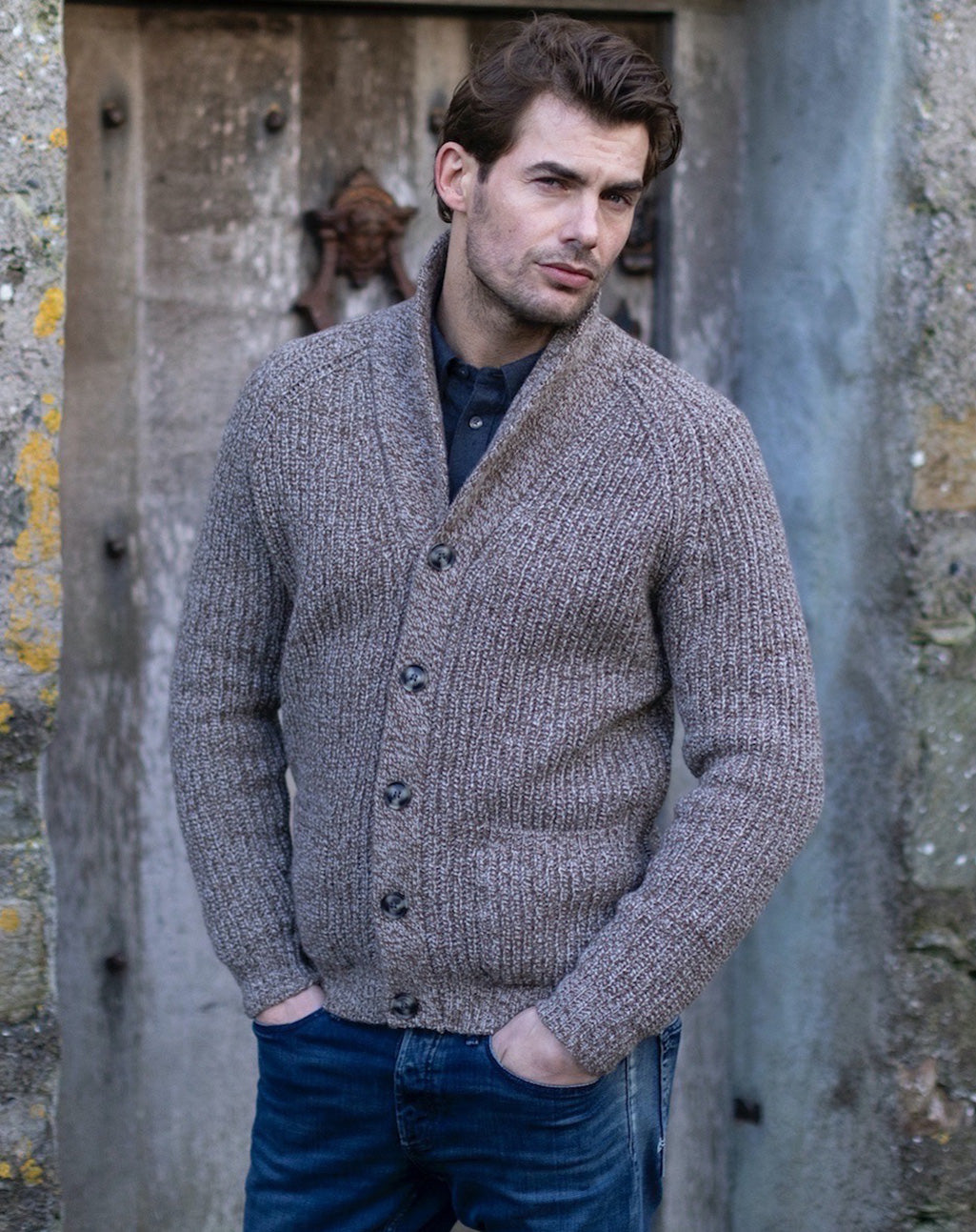 Vest met sjaalkraag | Shawl Collar Cardigan