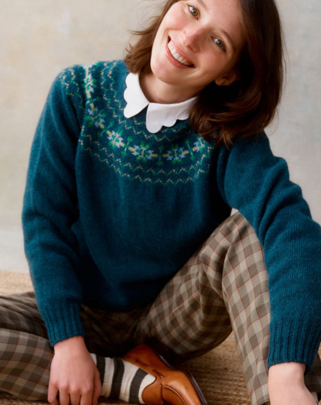 Fair Isle Yoke sweater | Yoke Jumper