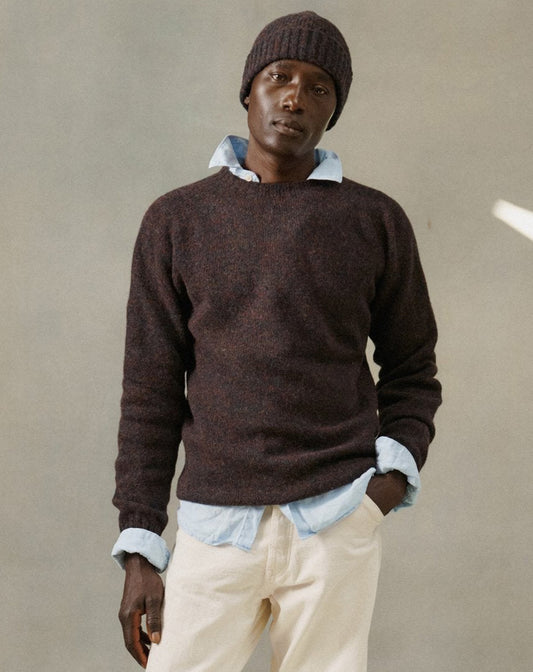 Zachte Crewneck | Seamfree Saddle Shoulder Shetland