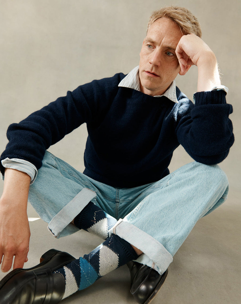 Zachte Crewneck | Seamfree Saddle Shoulder Shetland