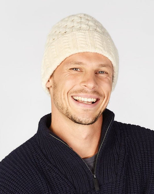 Luxe wollen Aran muts | Luxe Aran Hat