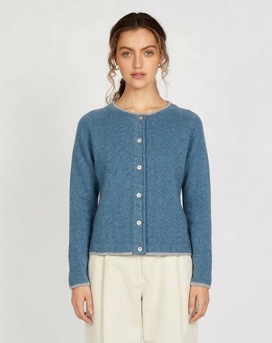 Zacht Iers vest met kasjmier| Killiney Cardigan