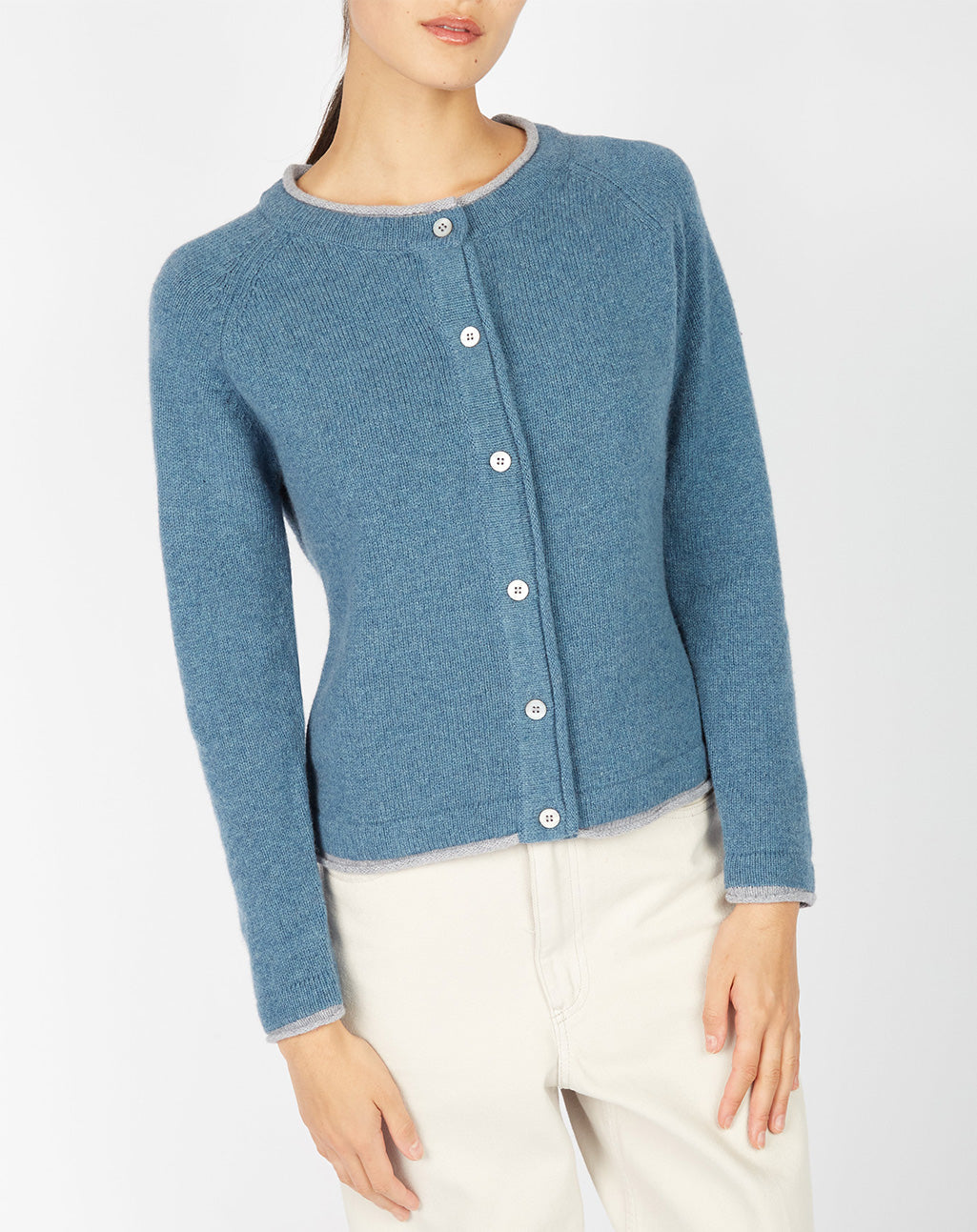 Zacht Iers vest met kasjmier| Killiney Cardigan