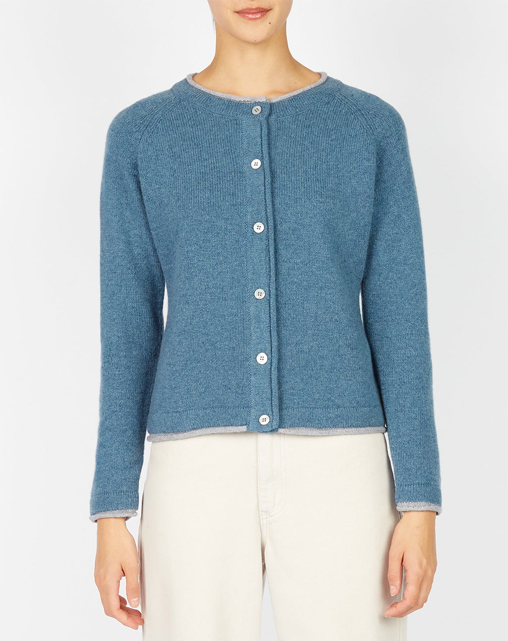 Zacht Iers vest met kasjmier| Killiney Cardigan