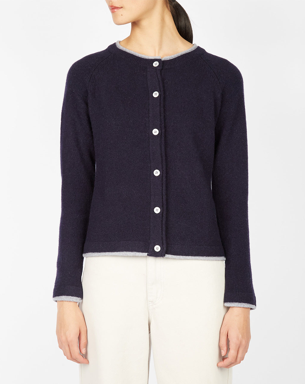 Zacht Iers vest met kasjmier| Killiney Cardigan