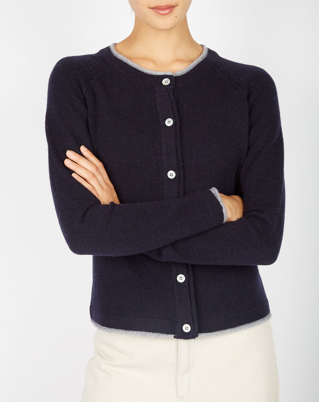 Zacht Iers vest met kasjmier| Killiney Cardigan