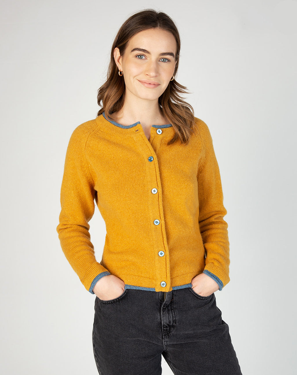 Zacht Iers vest met kasjmier| Killiney Cardigan
