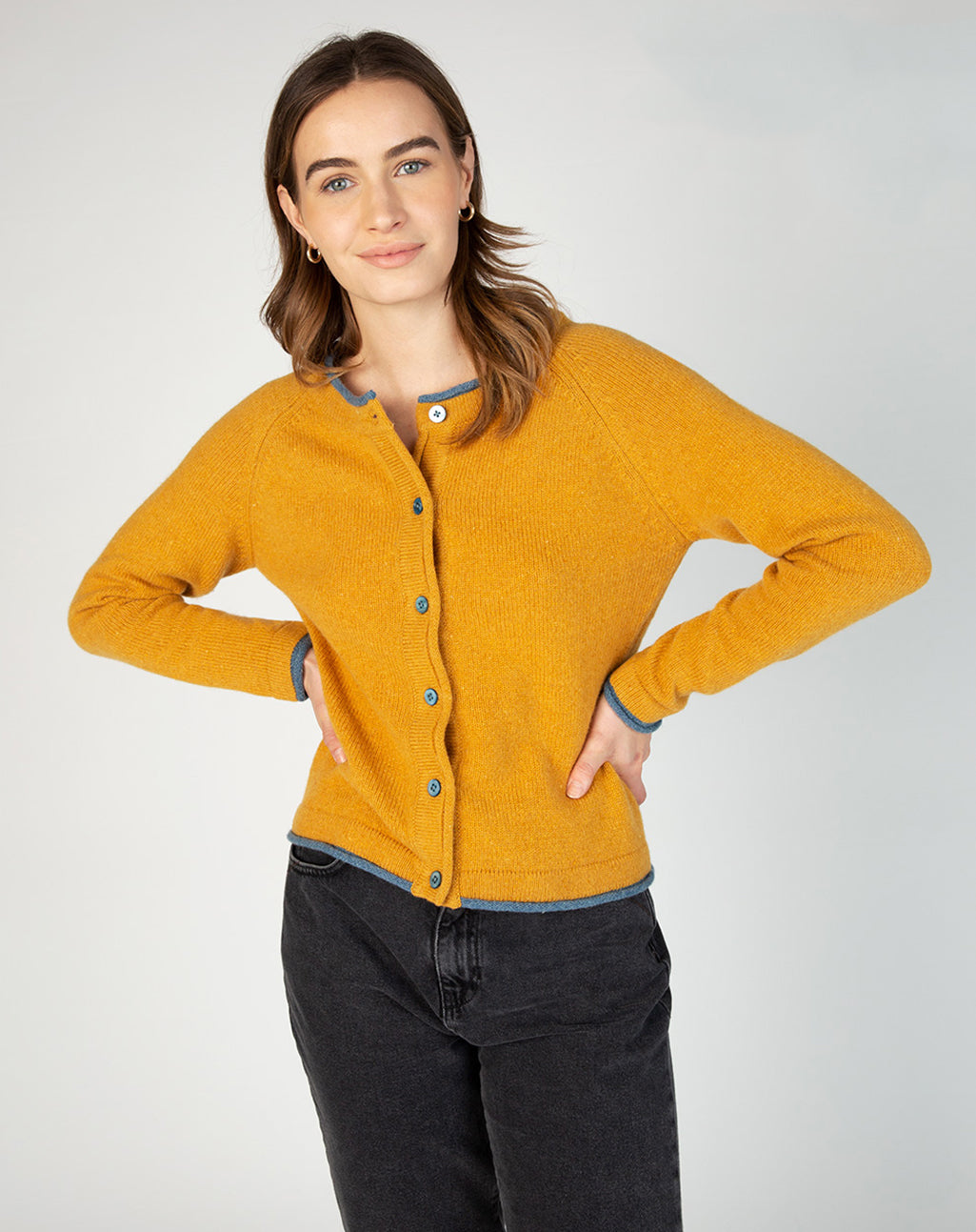 Zacht Iers vest met kasjmier| Killiney Cardigan
