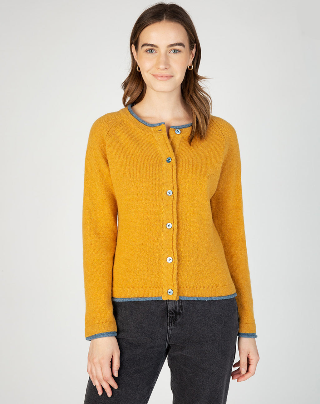 Zacht Iers vest met kasjmier| Killiney Cardigan