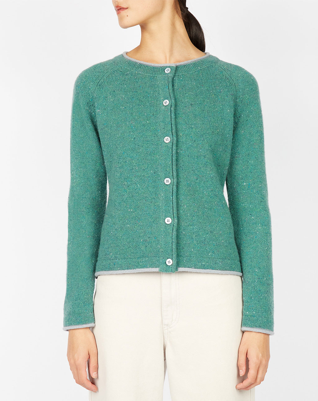 Zacht Iers vest met kasjmier| Killiney Cardigan