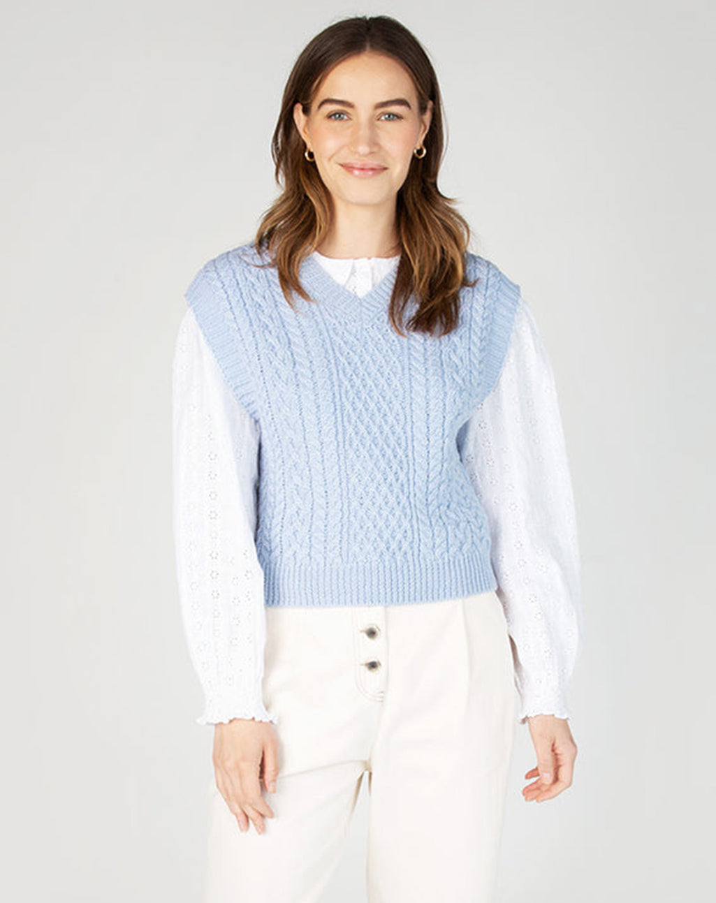 Ierse Aran spencer | Pansy