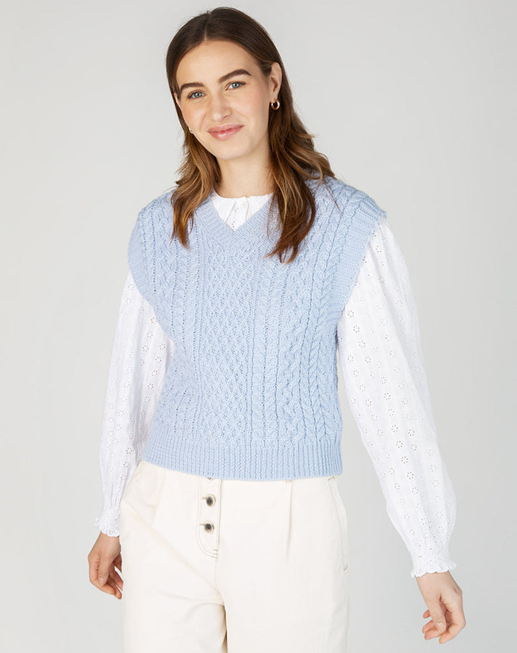 Ierse Aran spencer | Pansy