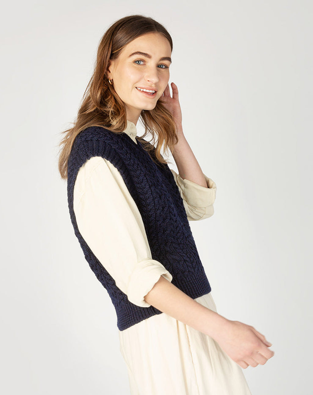 Ierse Aran spencer | Pansy