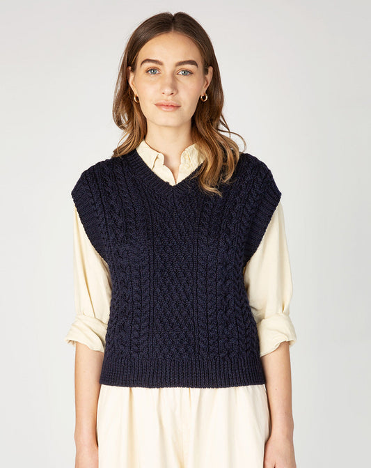 Ierse Aran spencer | Pansy