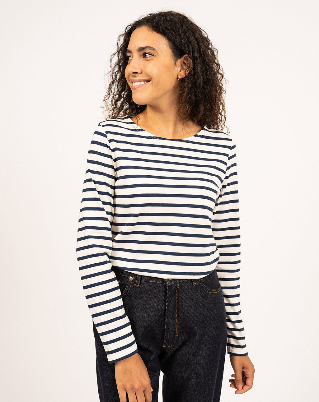 Traditioneel Bretons gestreept shirt | LICHT KATOEN | Minquidame