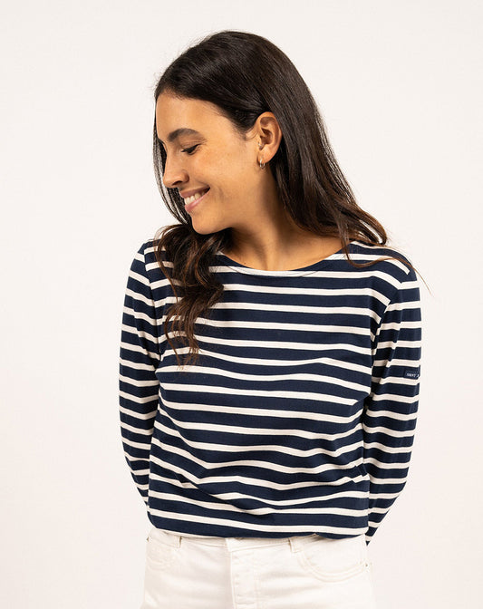 Traditioneel Bretons gestreept shirt | LICHT KATOEN | Minquidame