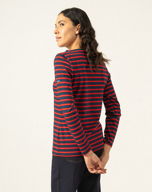 Traditioneel Bretons gestreept shirt | LICHT KATOEN | Minquidame