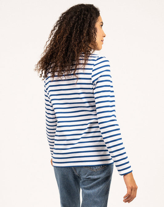 Traditioneel Bretons gestreept shirt | LICHT KATOEN | Minquidame