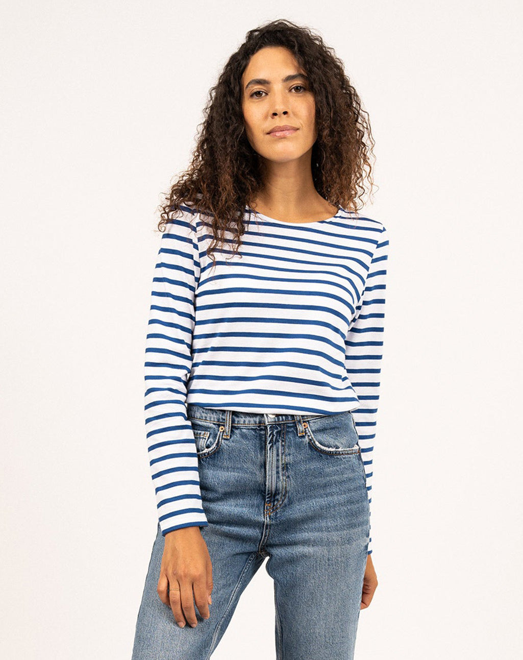 Traditioneel Bretons gestreept shirt | LICHT KATOEN | Minquidame