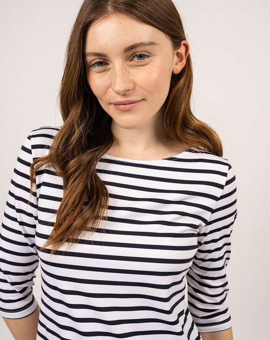 Gestreepte Bretonse jurk met UV-bescherming | Propriano III