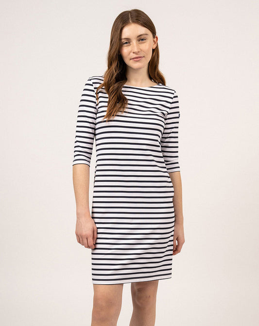Gestreepte Bretonse jurk met UV-bescherming | Propriano III