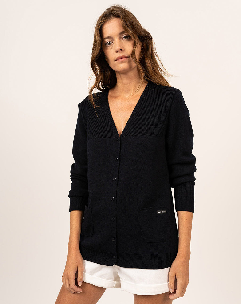 Wollen V-hals vest | La Flotte