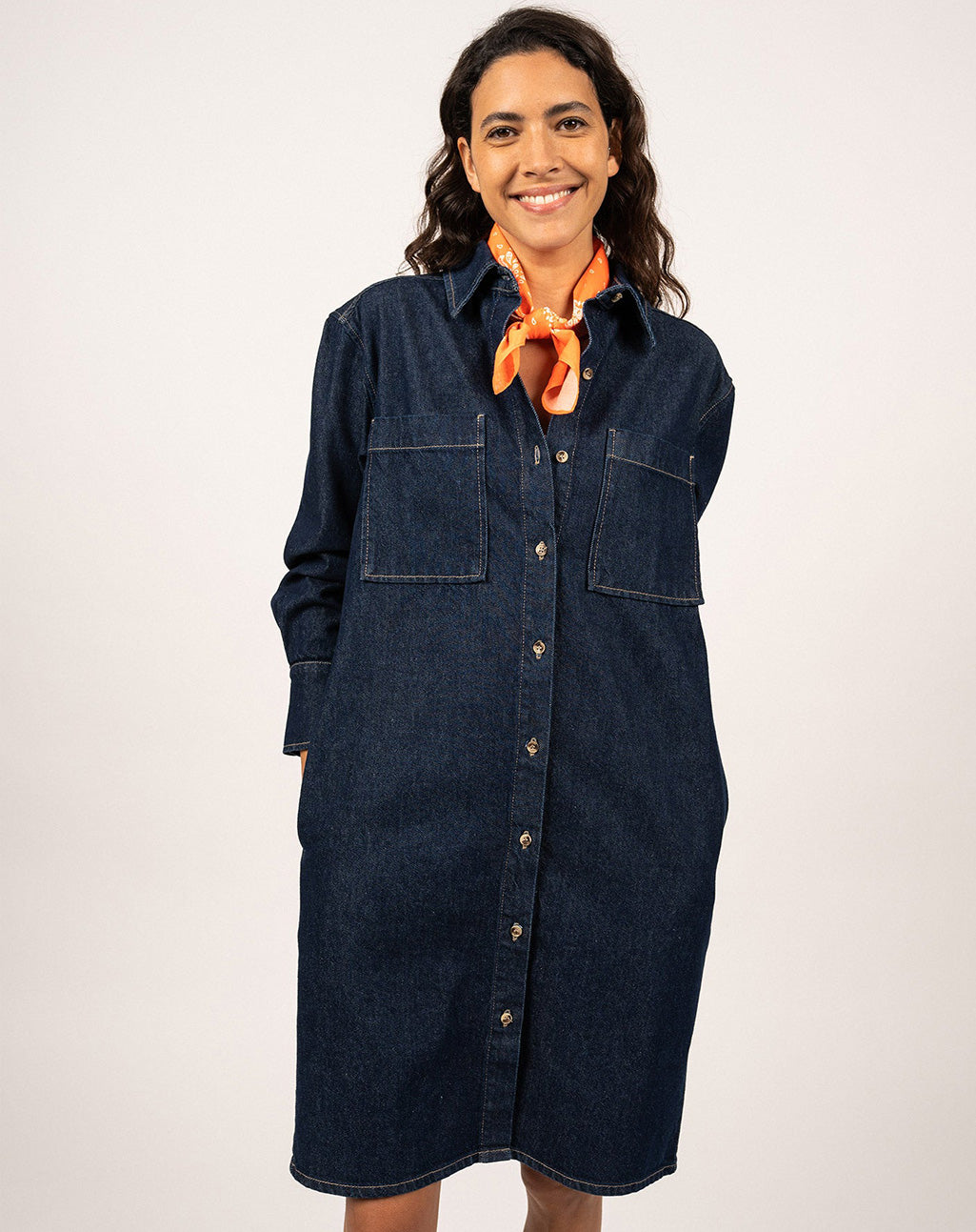 Denim overhemdjurk | Roxane