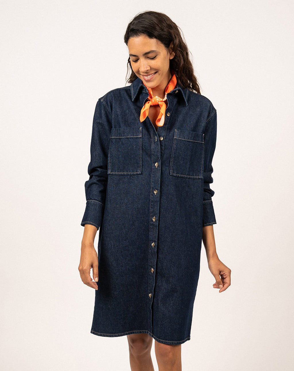 Denim overhemdjurk | Roxane