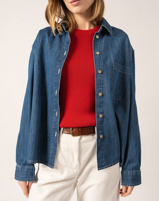 Denim overhemd | Tea