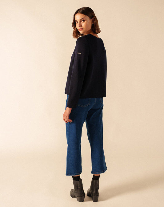 Wollen trui met knopen | Modane