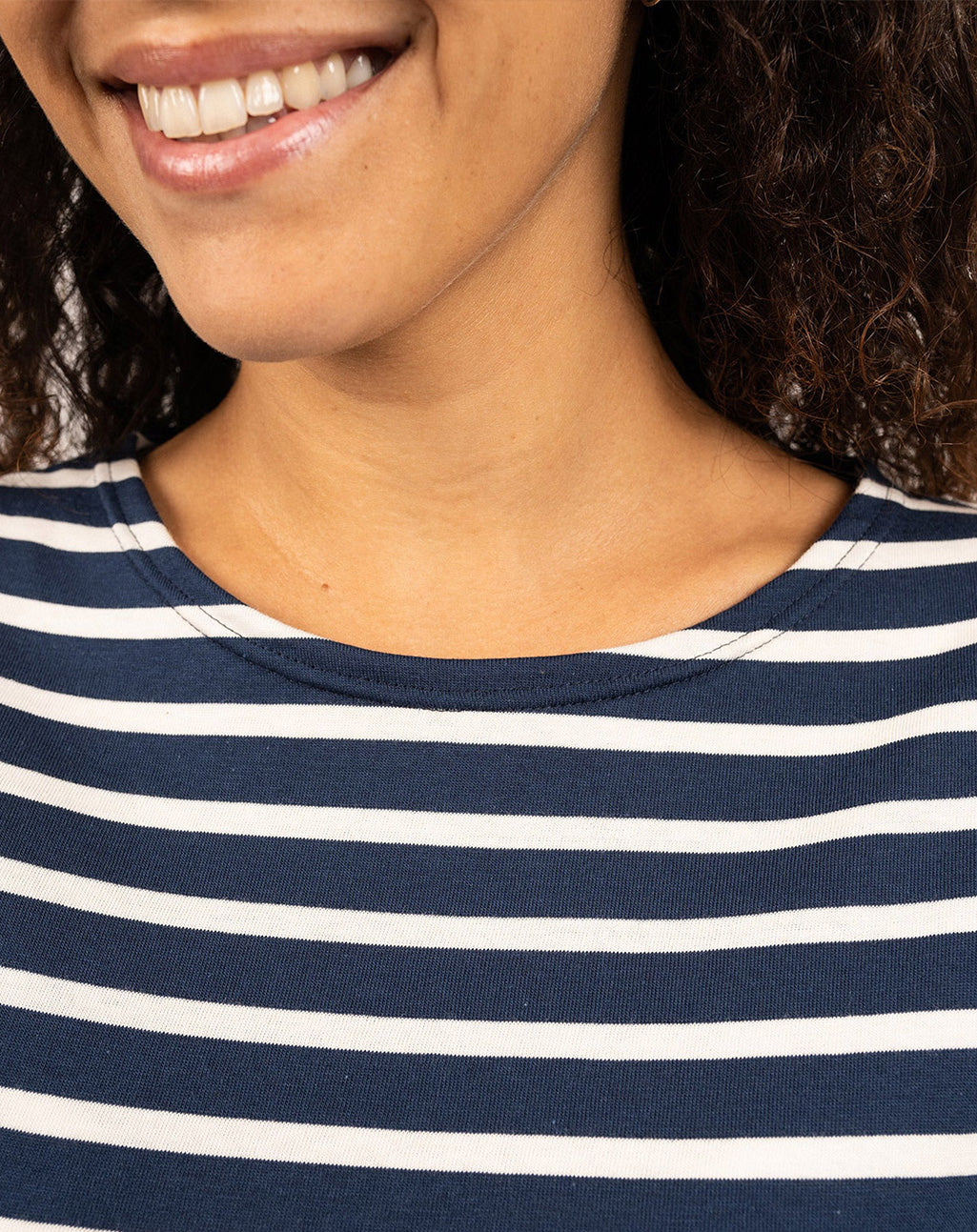 Traditioneel Bretons gestreept shirt ¾ mouw | LICHT KATOEN | Galathée II