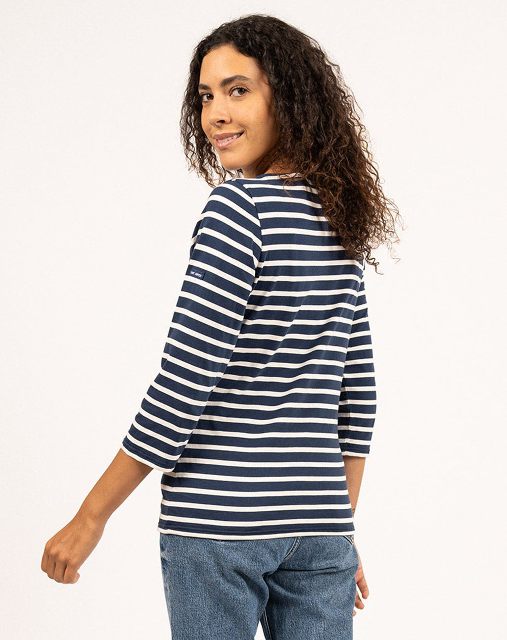 Traditioneel Bretons gestreept shirt ¾ mouw | LICHT KATOEN | Galathée II