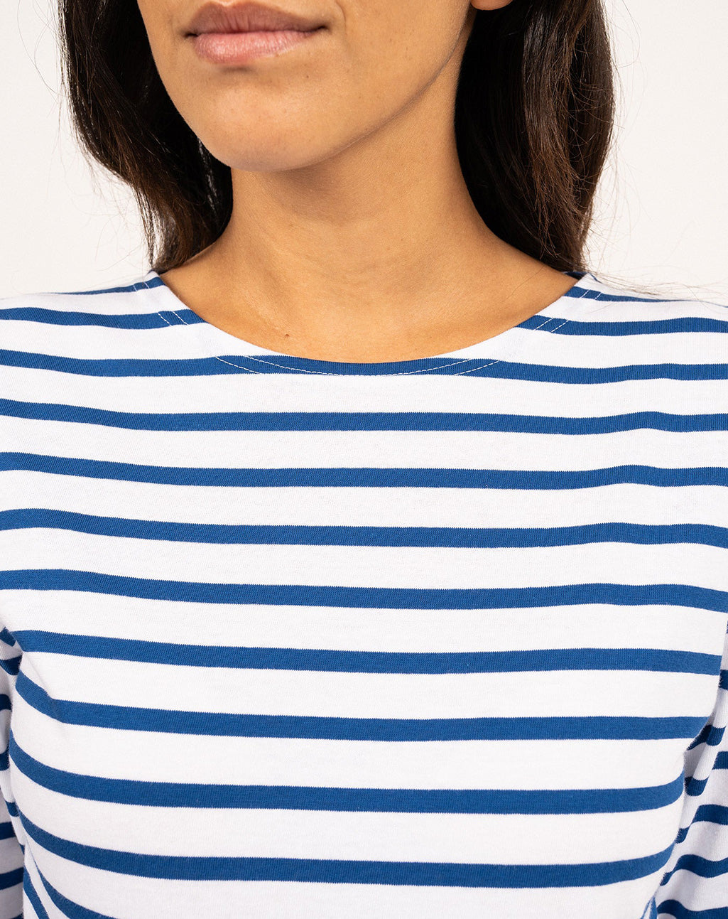 Traditioneel Bretons gestreept shirt ¾ mouw | LICHT KATOEN | Galathée II