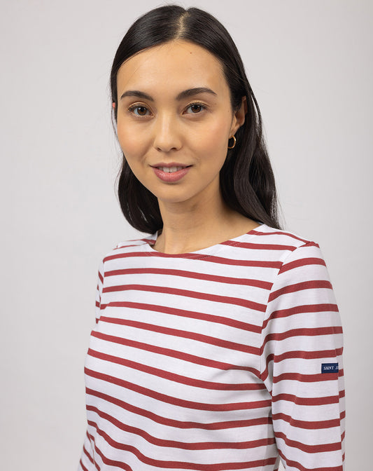 Traditioneel Bretons gestreept shirt ¾ mouw | LICHT KATOEN | Galathée II