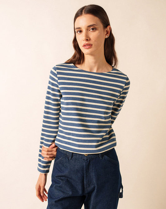 Het klassiek Bretons gestreepte shirt (marinière) | ZWAAR KATOEN | Meridame II