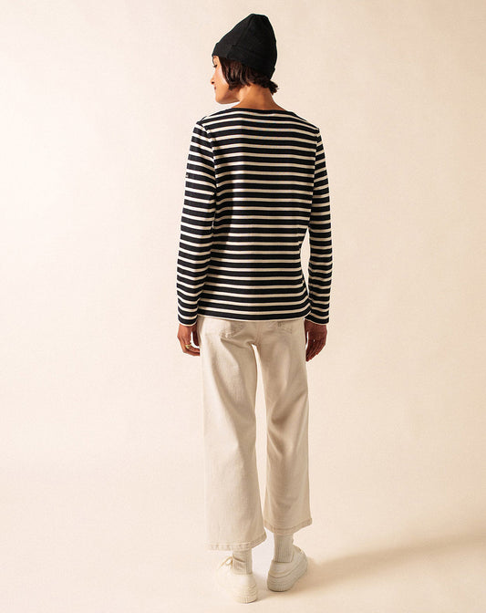 Het klassiek Bretons gestreepte shirt (marinière) | ZWAAR KATOEN | Meridame II