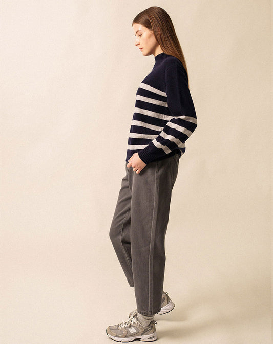 Gestreepte wollen trui | Lugano