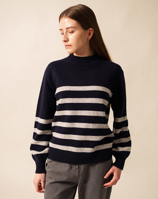 Gestreepte wollen trui | Lugano