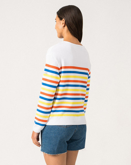 Gestreepte katoenen trui | Ecrins
