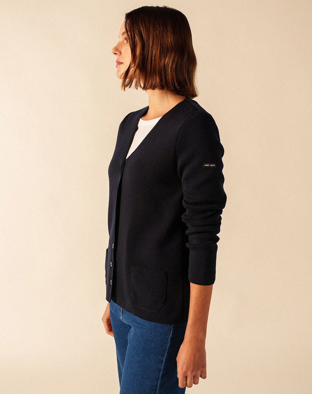Klassiek wollen V-hals vest | Blainville
