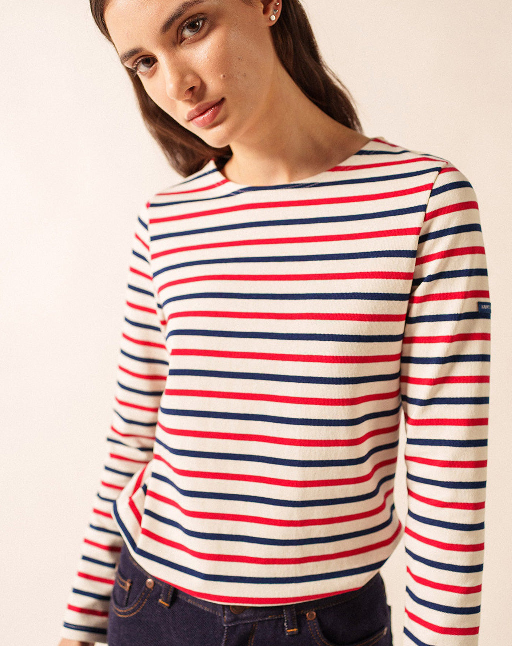 Het klassiek Bretons gestreepte shirt (marinière) | ZWAAR KATOEN | Meridame II Tri