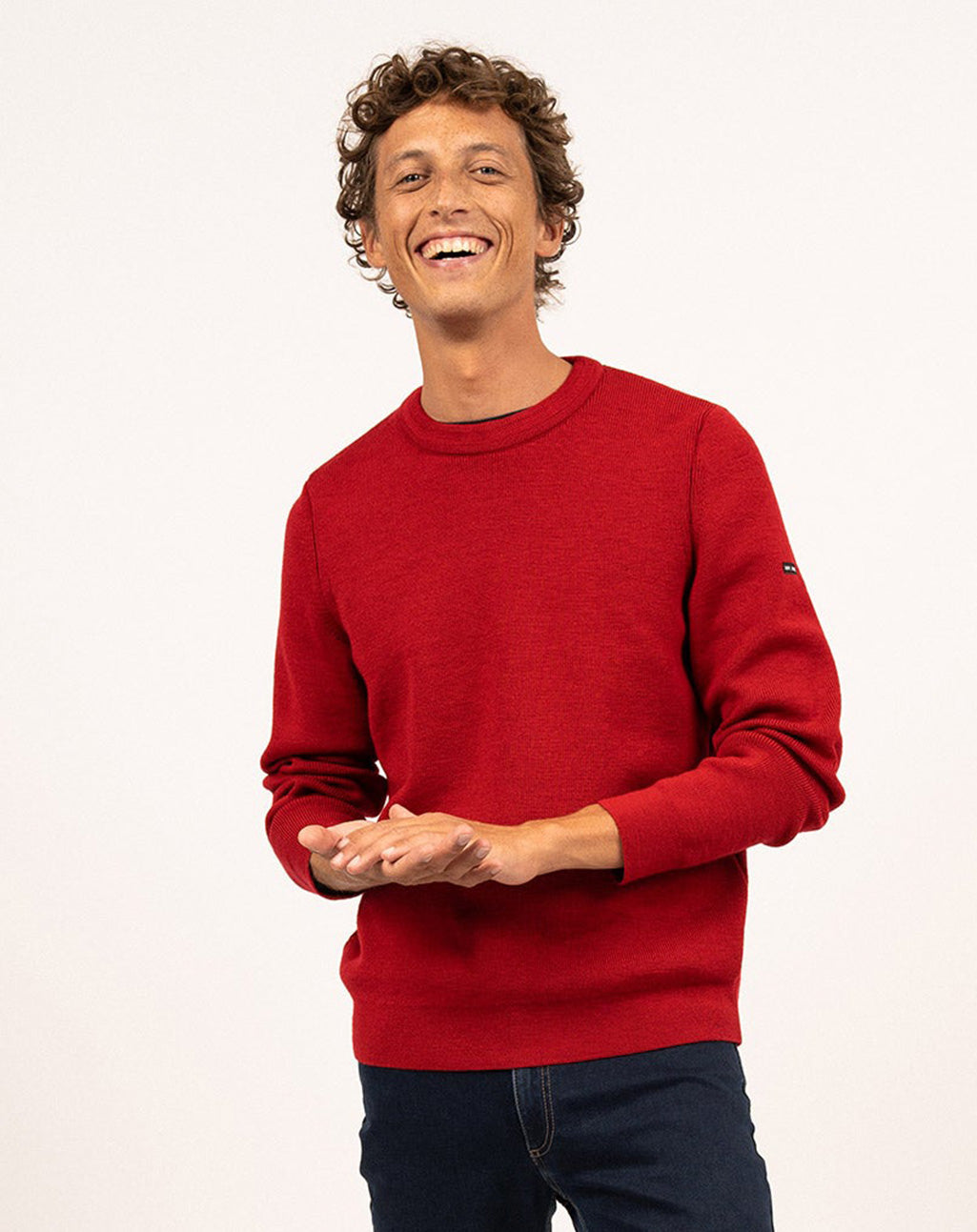 Klassieke wollen trui met ronde hals | Locronan III