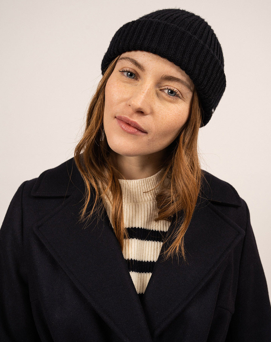 Korte peacoat met ceintuur | Ste Laury