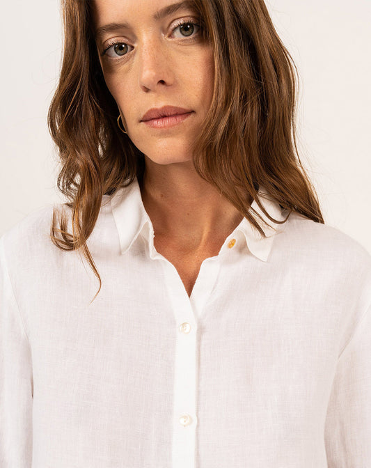 Linnen blouse | Rebecca ML
