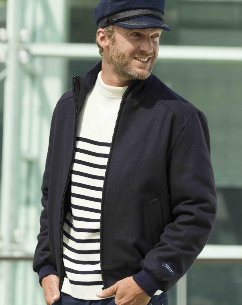 Blouson jack van dunne wol | Bastia 2