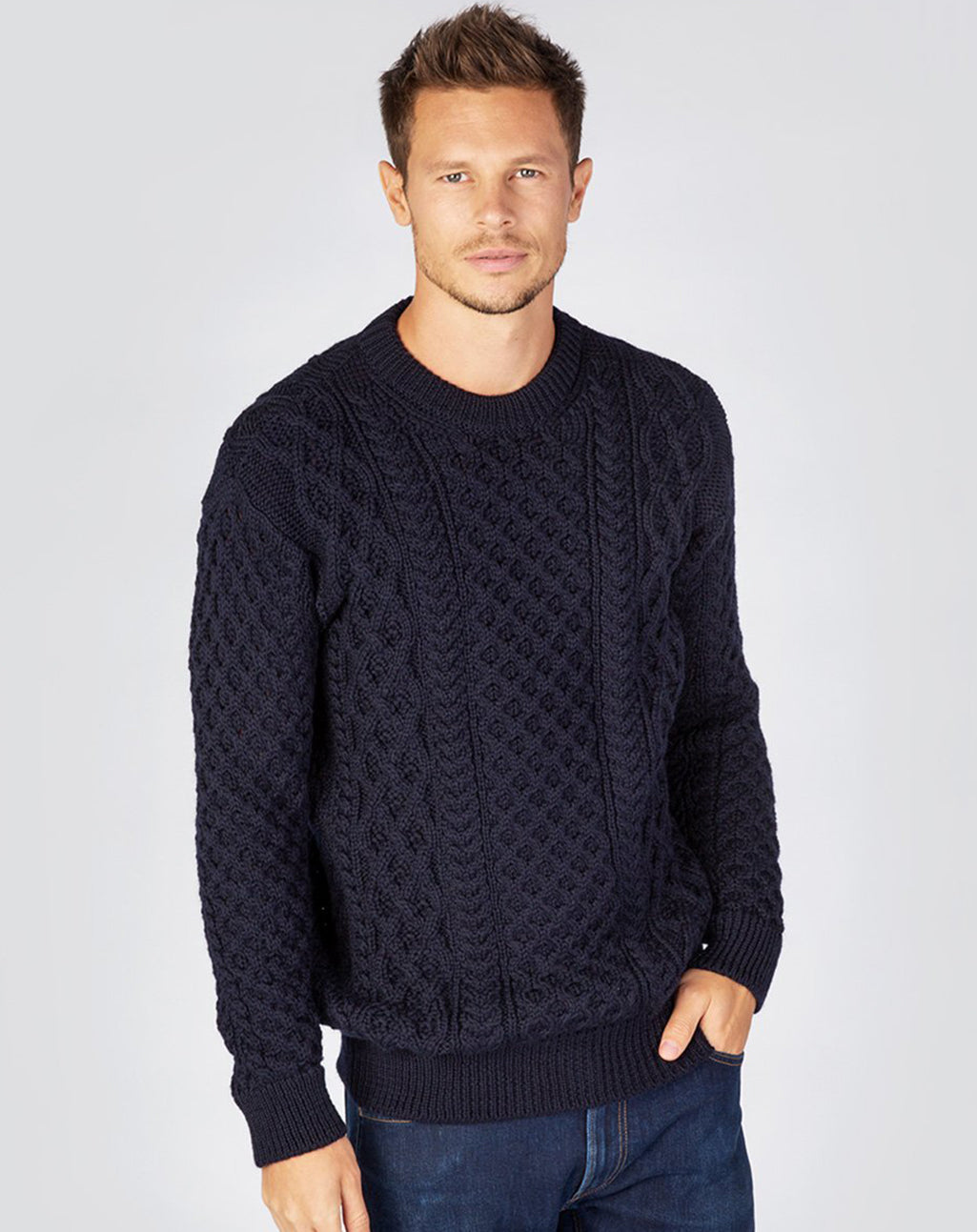Klassieke Ierse kabeltrui | Blasket