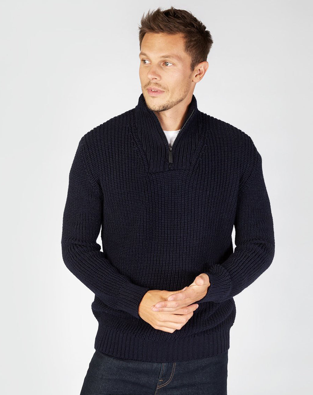 Ierse half zip trui | Reefer