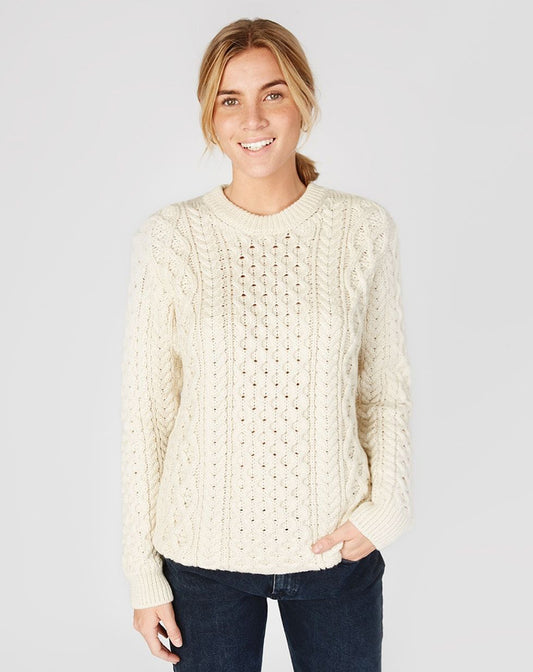 Klassieke Aran kabeltrui | UNISEX | Blasket